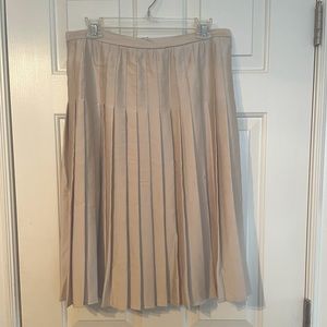PLEATED MIDI SKIRT